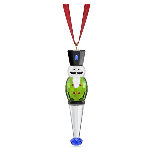 Holiday Cheers Nutcracker Ornament, Green