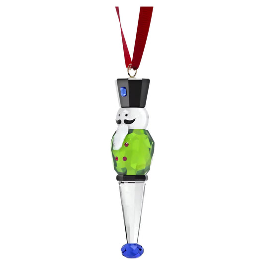 Holiday Cheers Nutcracker Ornament, Green