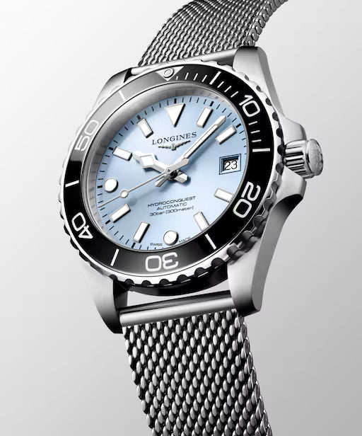 HydroConquest 39mm Automatic Stainless Steel Watch