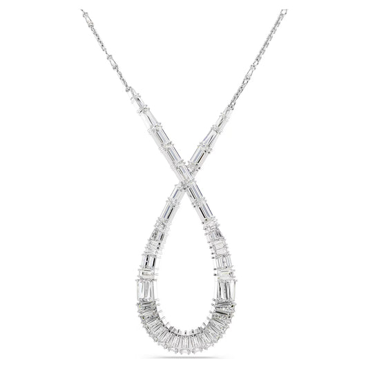 Hyperbola pendant, Mixed cuts, Infinity, White