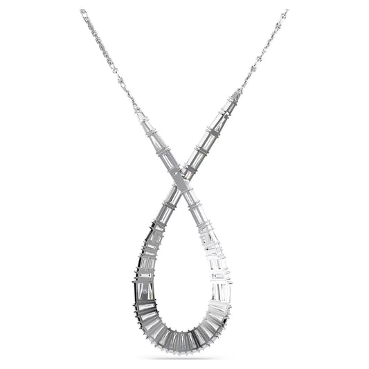 Hyperbola pendant, Mixed cuts, Infinity, White