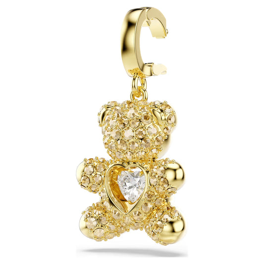 Idyllia charm, Mixed cuts, Teddy, Gold-tone plated