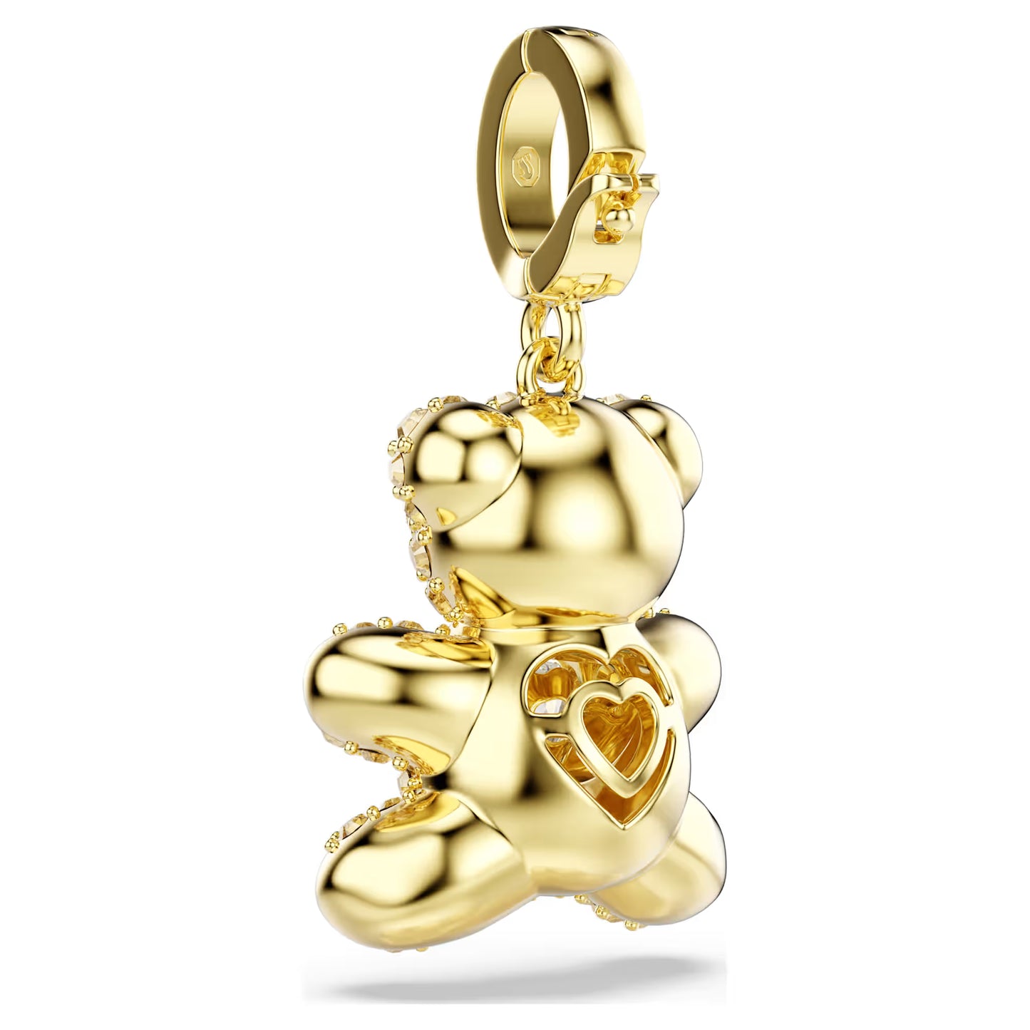 Idyllia charm, Mixed cuts, Teddy, Gold-tone plated
