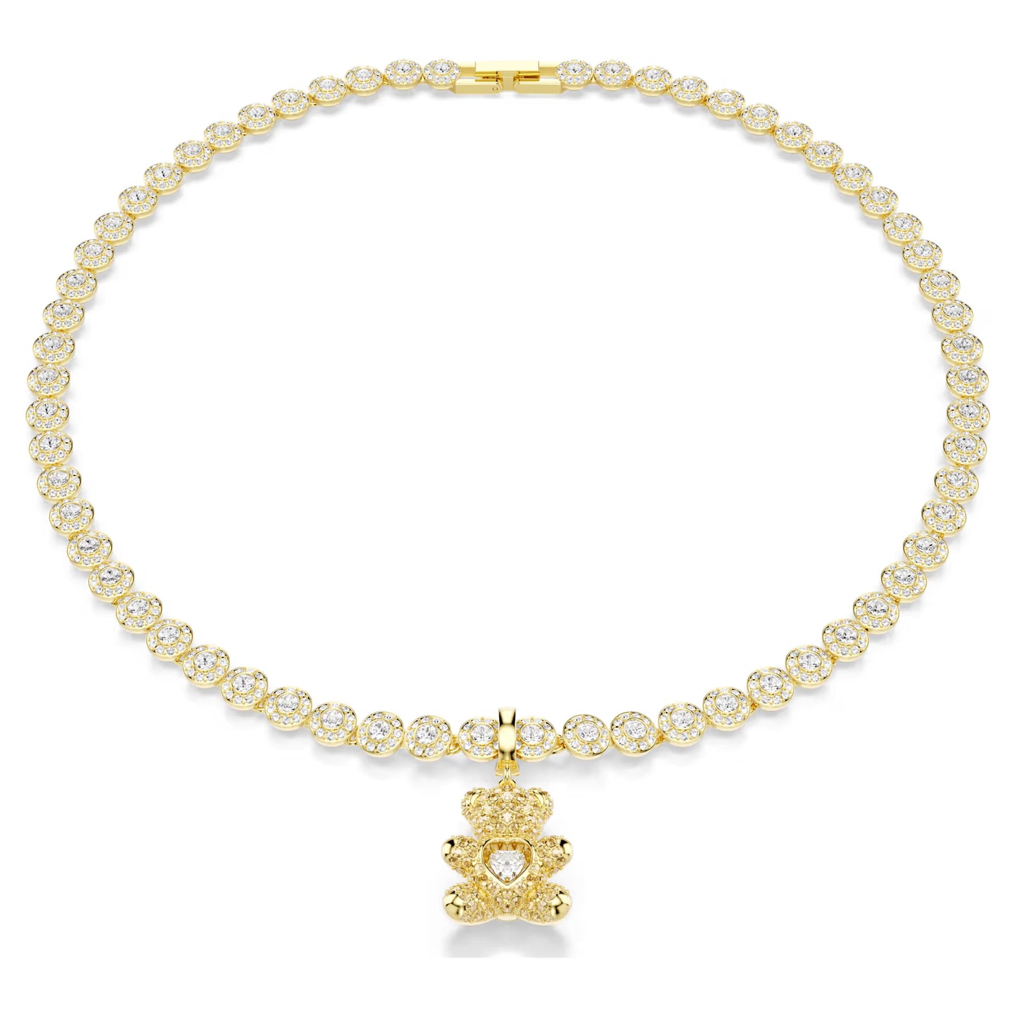Idyllia charm, Mixed cuts, Teddy, Gold-tone plated