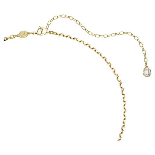 Idyllia pendant, Mixed cuts, Apple, Green, 18K gold finish