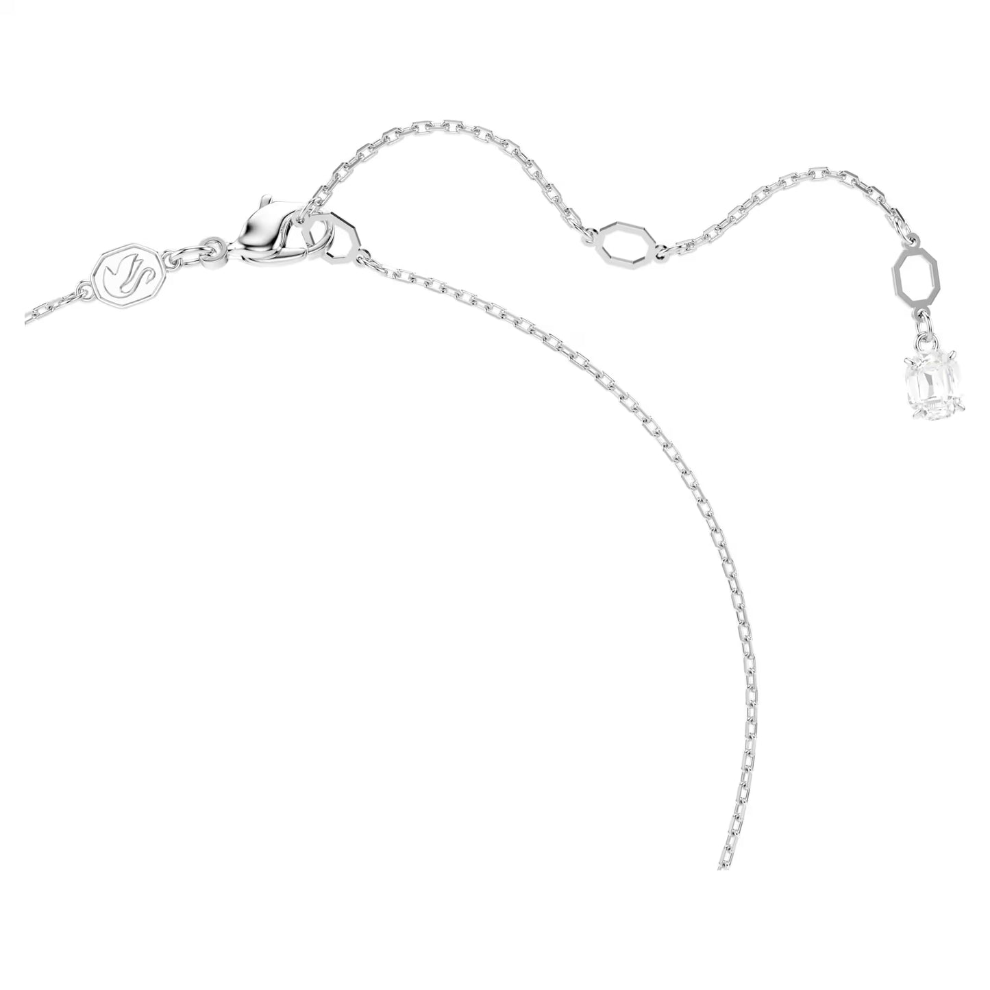 Idyllia pendant, Mixed cuts, Snowflake, White