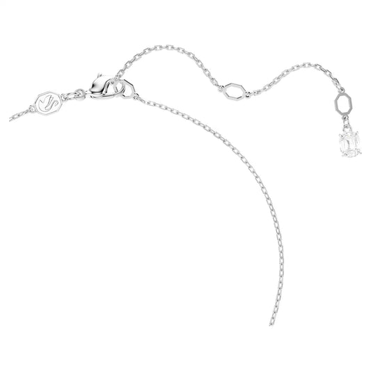 Idyllia pendant, Mixed cuts, Snowflake, White