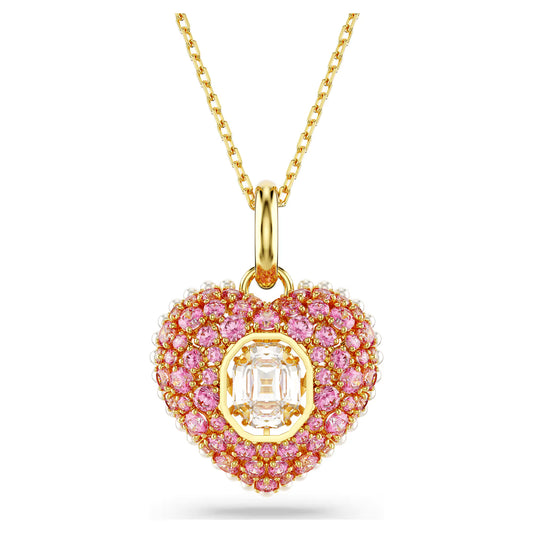 Hyperbola pendant, Octagon cut, Crystal pearls
