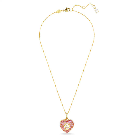 Hyperbola pendant, Octagon cut, Crystal pearls