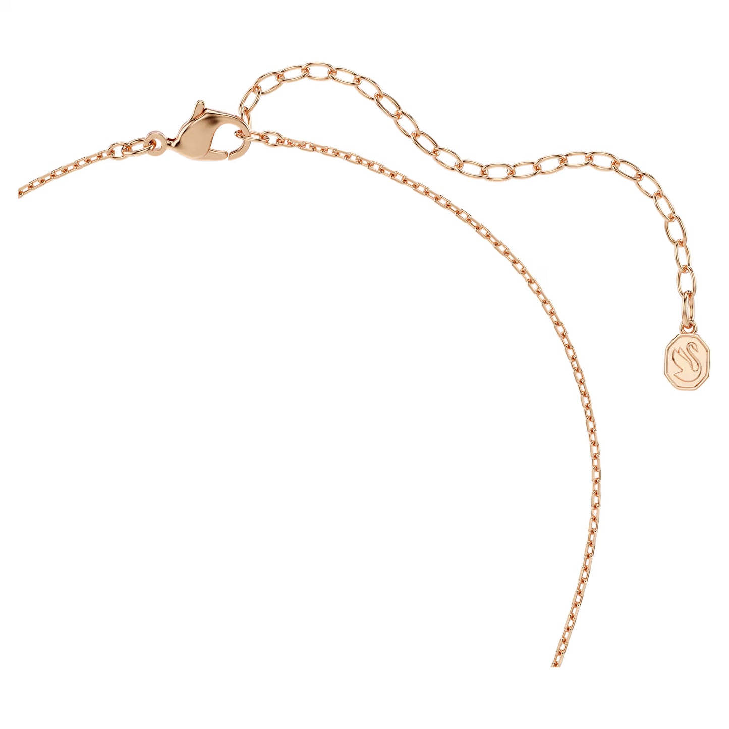 Idyllia set, Mixed cuts, Heart with arrow, White, 18K rose gold finish