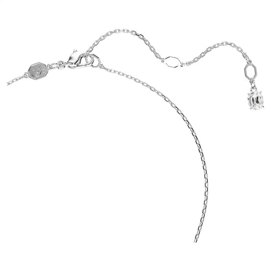 Idyllia set, Mixed cuts, Snowflake, White, Rhodium