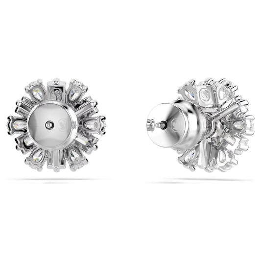 Idyllia stud earrings, Mixed cuts, Snowflake