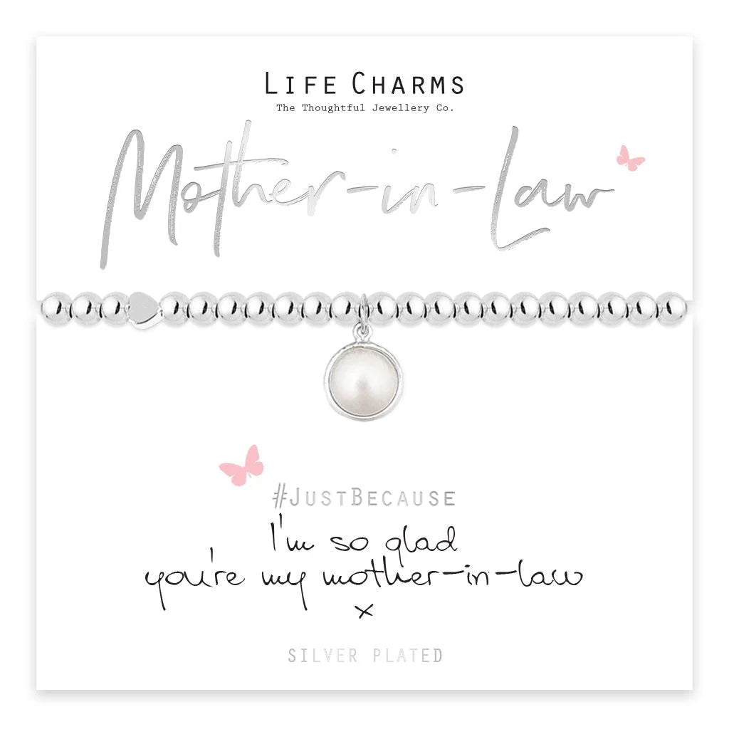 I'm So Glad You're My Mother-In-Law Bracelet