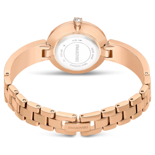 Illumina watch, Swiss Made, Metal bracelet, Rose gold tone, Rose gold-tone finish