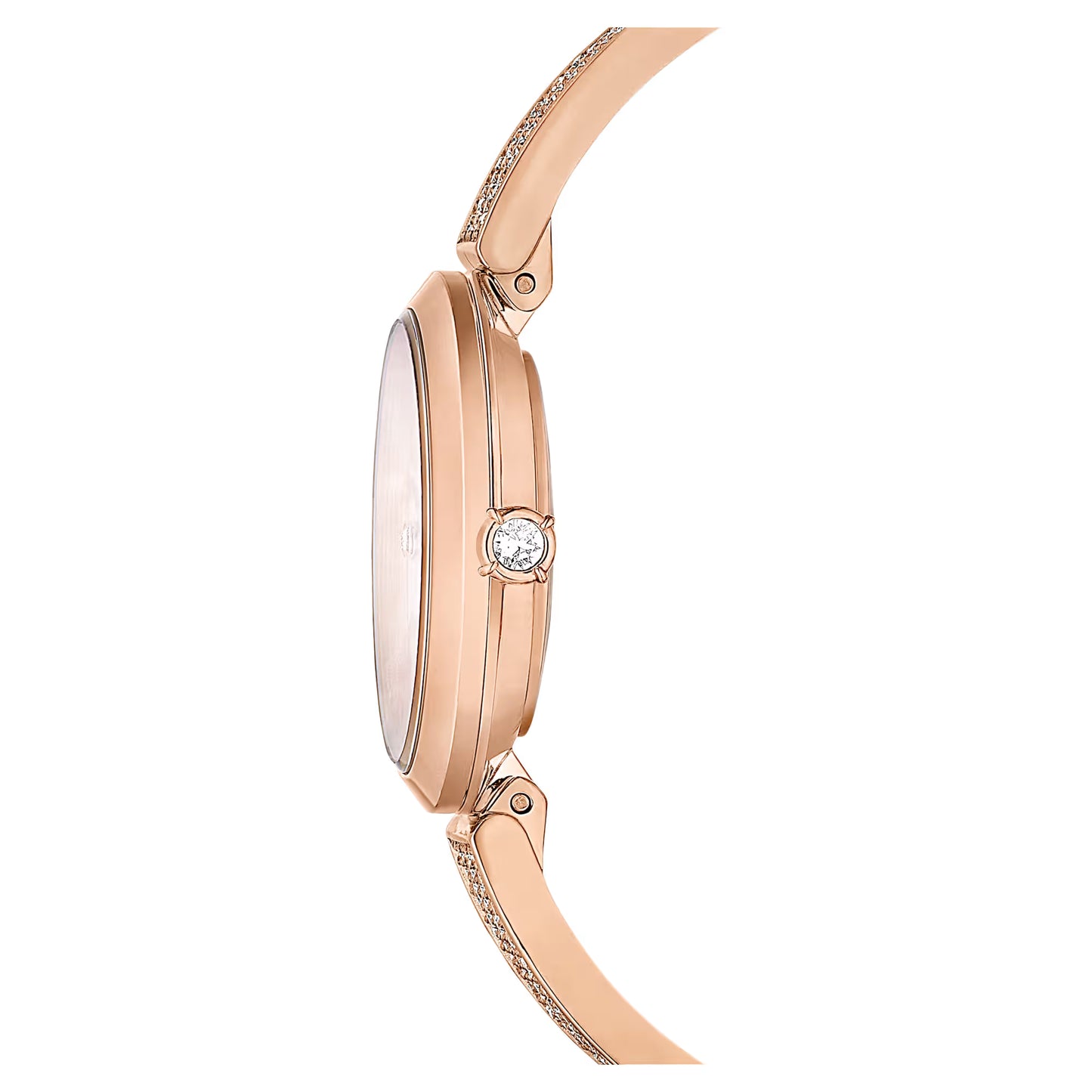 Illumina watch, Swiss Made, Metal bracelet, Rose gold tone, Rose gold-tone finish