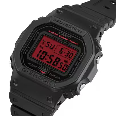 G-Shock Origin 5600 Series Black & Red Digital Watch