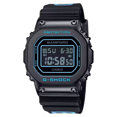 G-SHOCK BAMFORD Collaboration Model DIGITAL 5600 SERIES Rubber Strap Watch