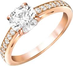 Attract Ring, Rose Gold Tone