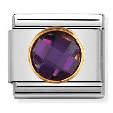 Round purple stone