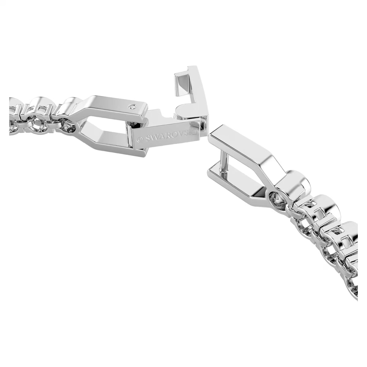 Imber Emily Tennis bracelet, Round cut, White, Rhodium plated