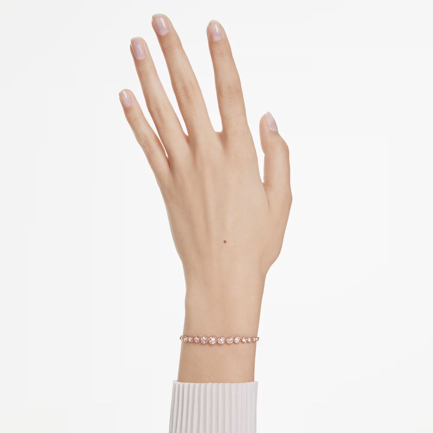 Imber Tennis bracelet, Mixed cuts, Pink, Rose-Tone