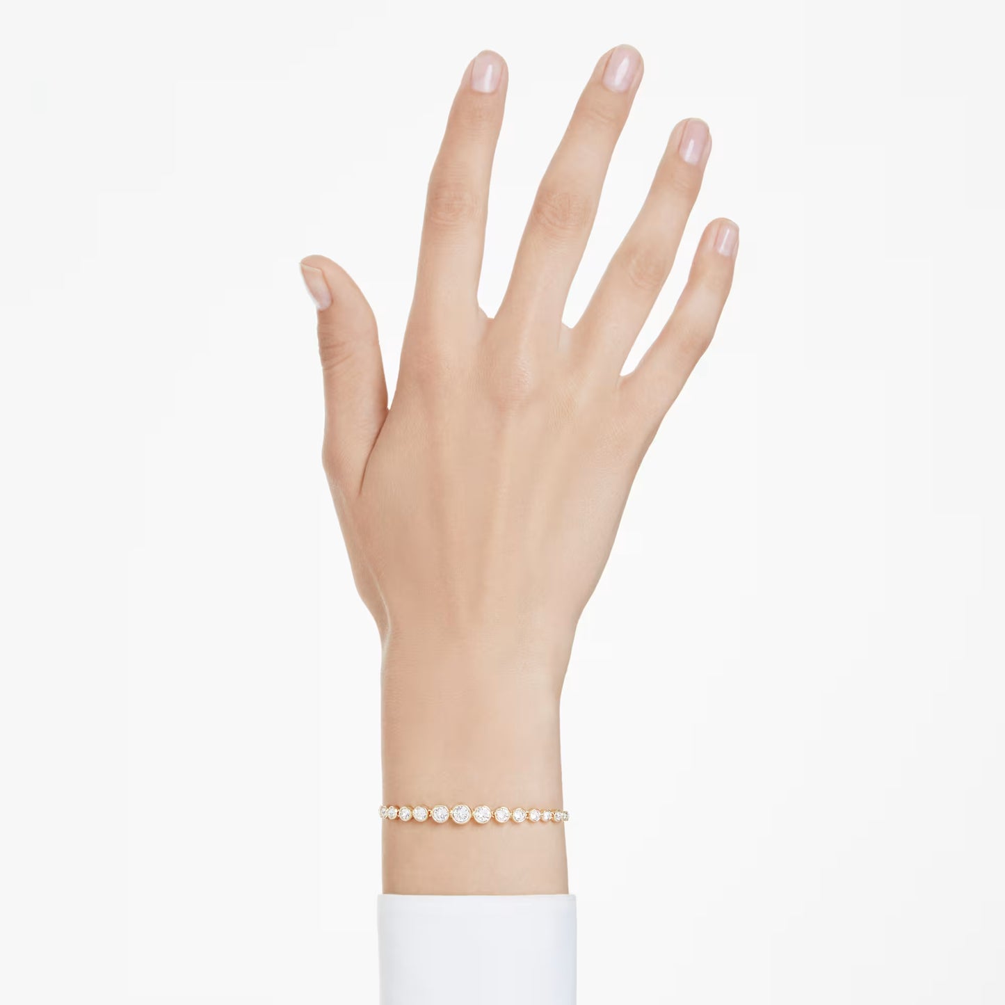 Imber Tennis bracelet, Mixed round cuts, Gold