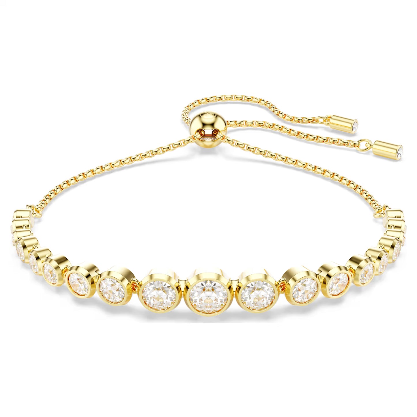 Imber Tennis bracelet, Mixed round cuts, Gold