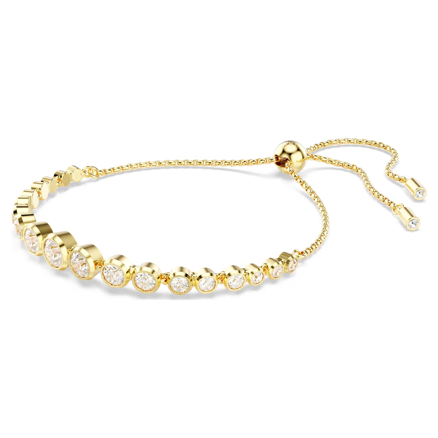 Imber Tennis bracelet, Mixed round cuts, Gold