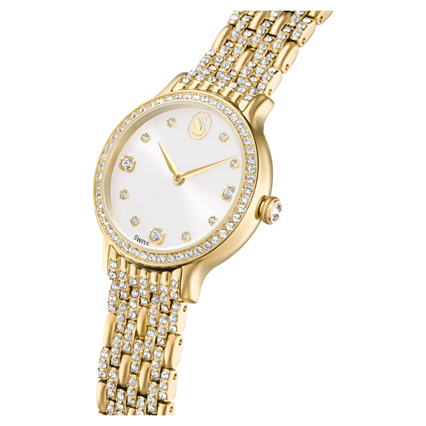 Imber watch, Swiss Made, Metal bracelet, Gold tone, Gold-tone finish