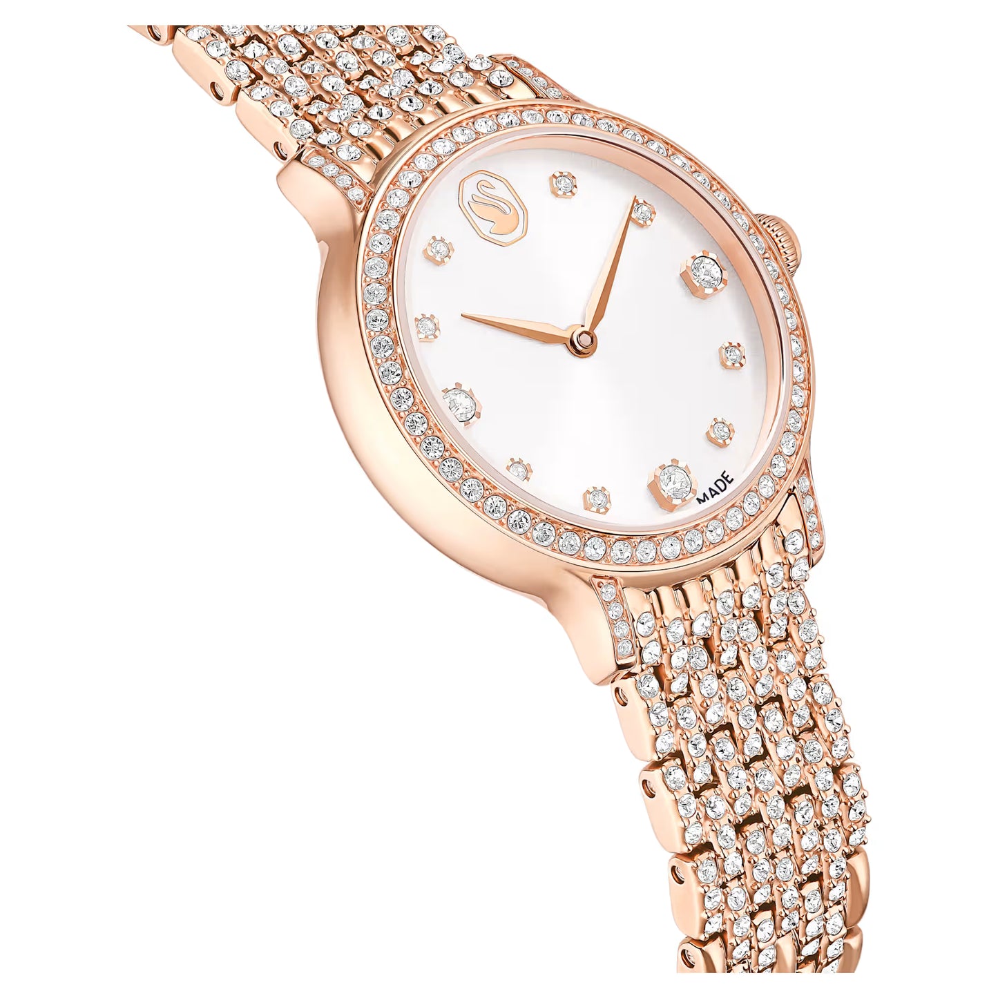 Imber watch, Swiss Made, Metal bracelet, Rose gold tone, Rose gold-tone finish