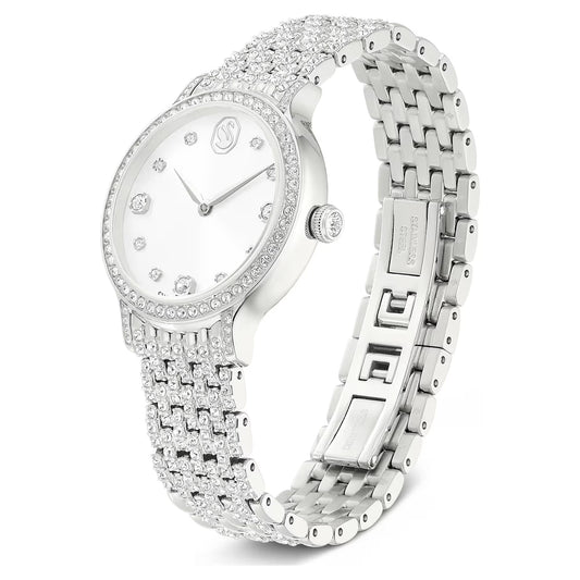 Imber watch, Swiss Made, Metal bracelet, Silver tone, Stainless steel