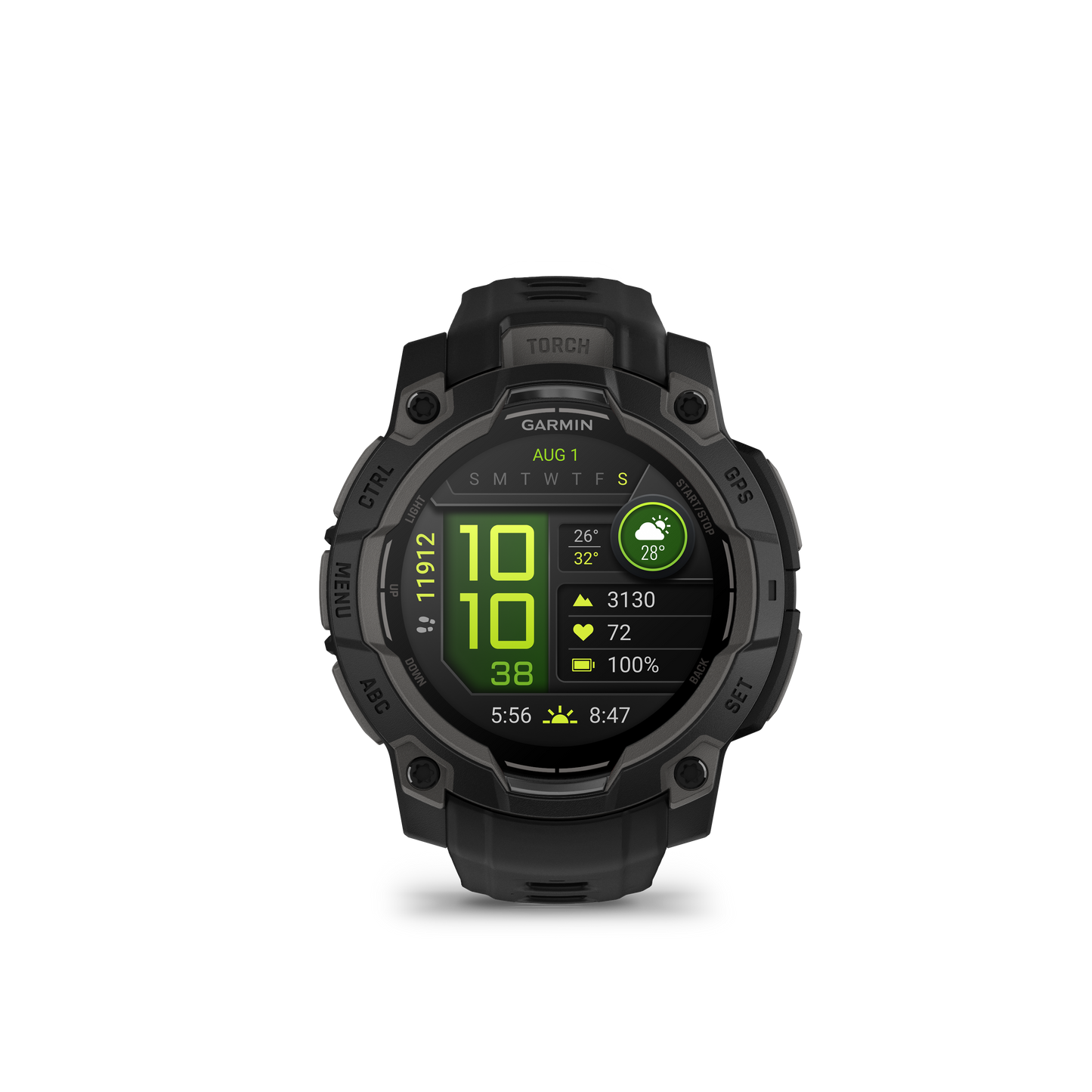 Garmin Instinct 3 45mm AMOLED Black with Black Band