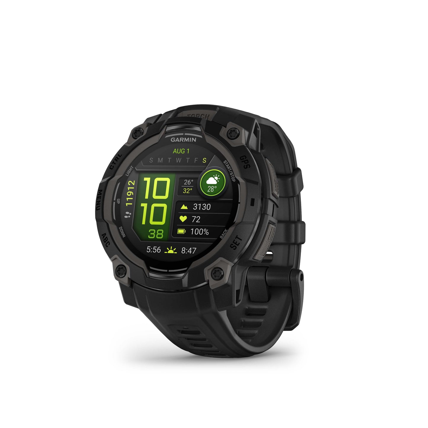 Garmin Instinct 3 45mm AMOLED Black with Black Band