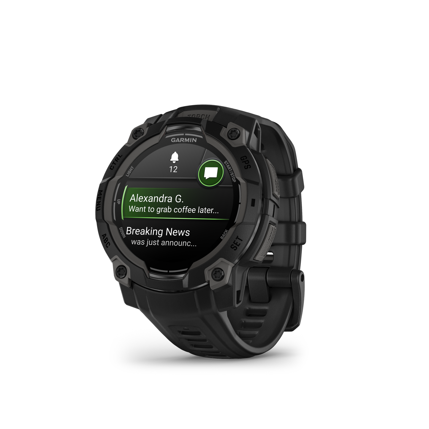 Garmin Instinct 3 45mm AMOLED Black with Black Band