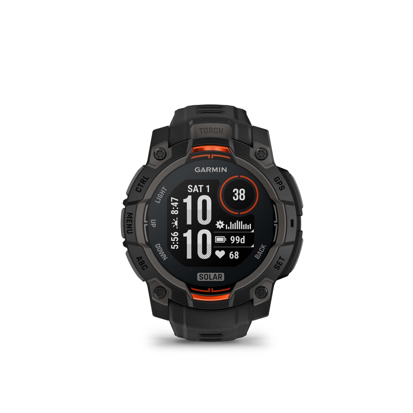 Garmin Instinct 3 45mm Solar Black with Black Band