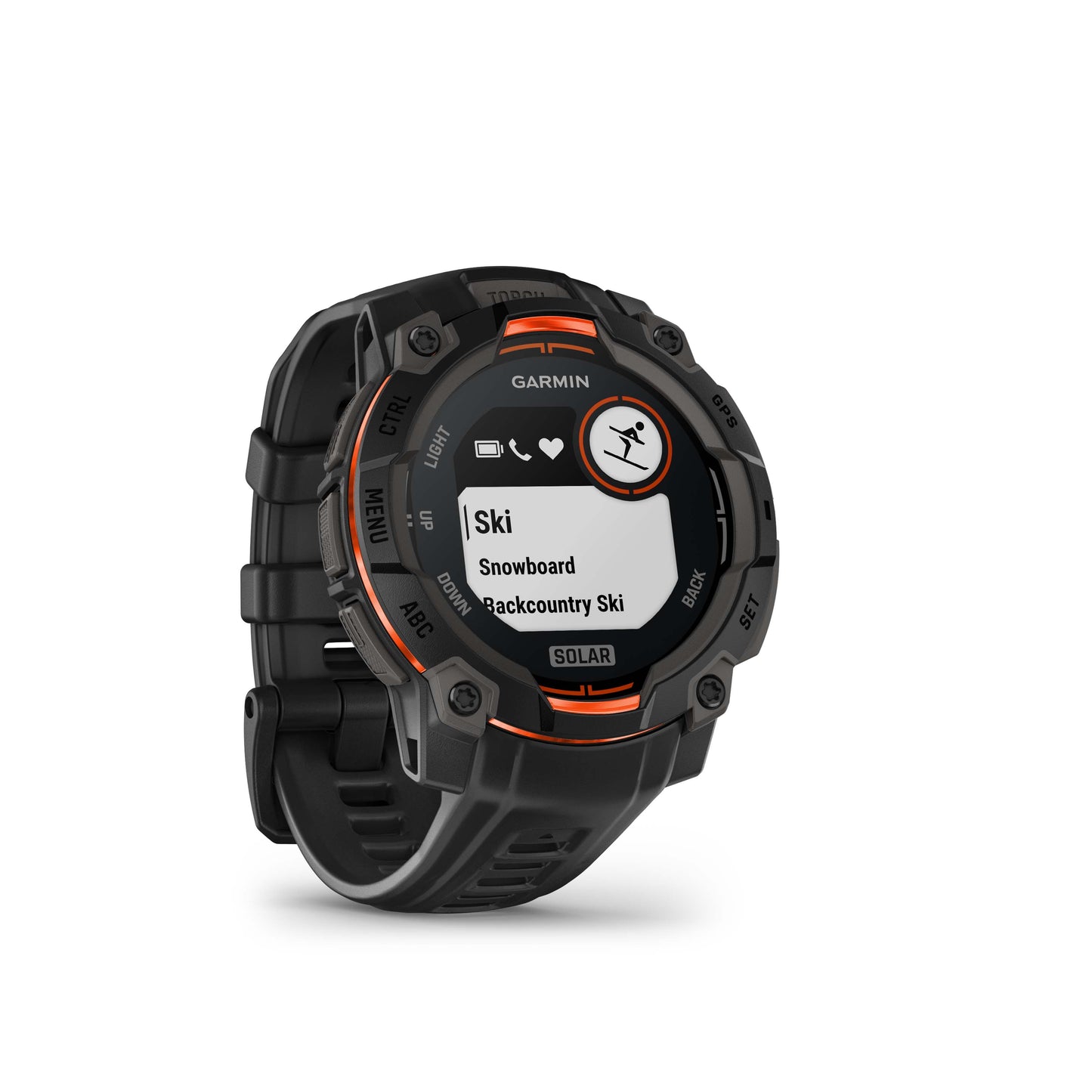 Garmin Instinct 3 45mm Solar Black with Black Band