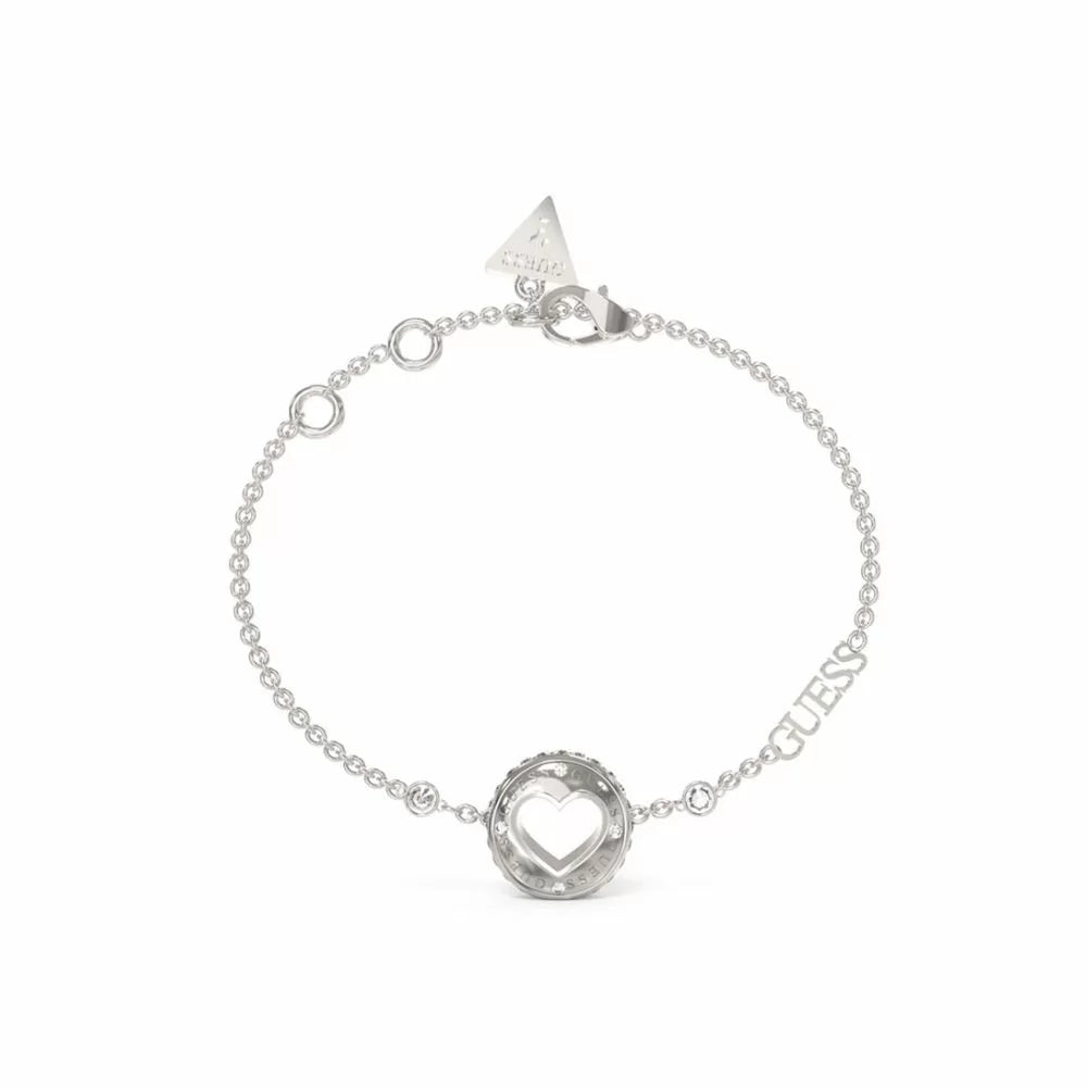 Rolling Hearts Silver Bracelet