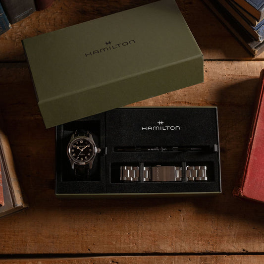 Hamilton Khaki Field Murph Auto 42mm Watch & Bracelet Bundle