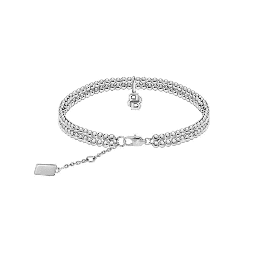 Stainless Steel Double B Beads Bracelet