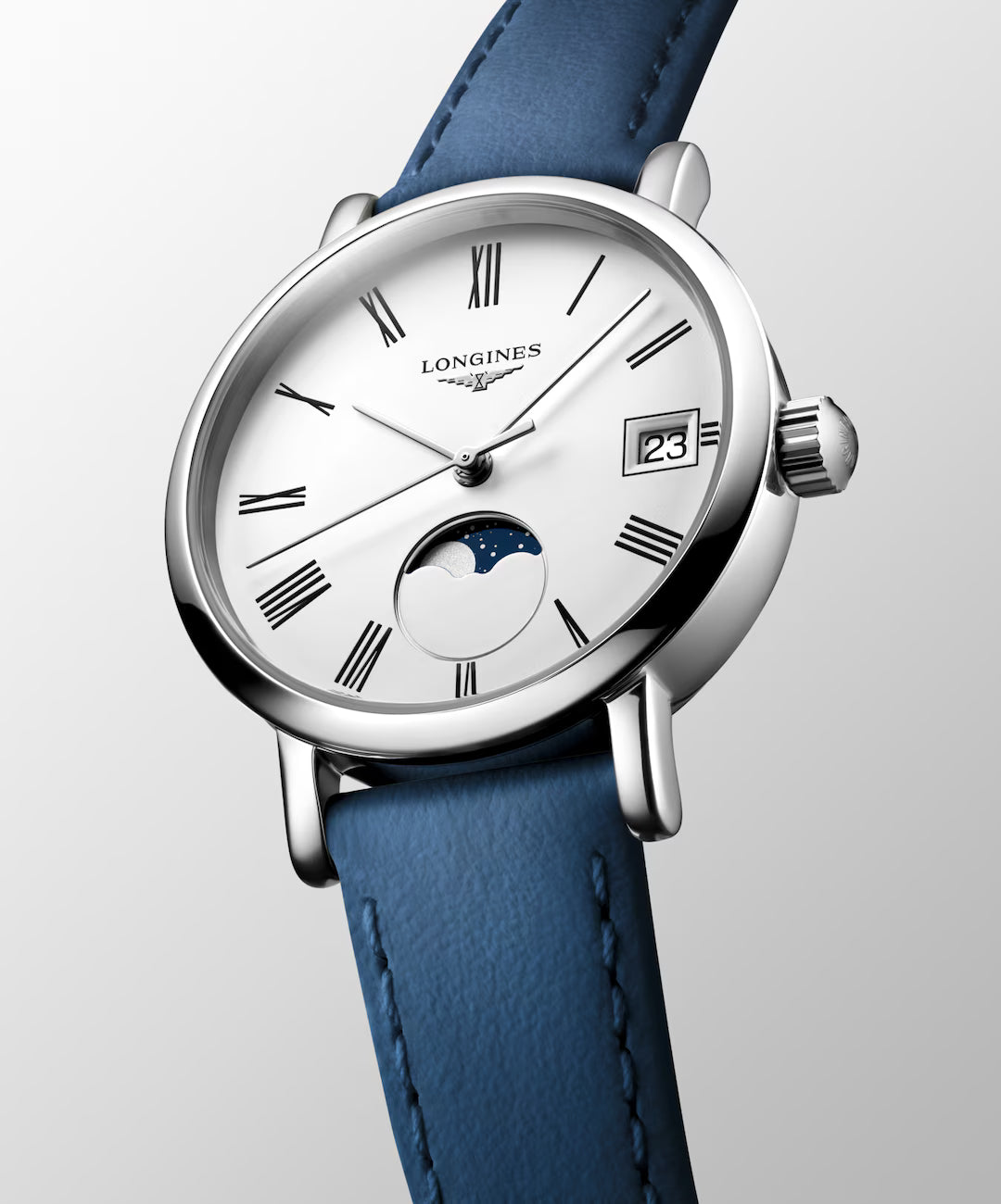 EX-DISPLAY egant Collection Moonphase 30mm Quartz Watch
