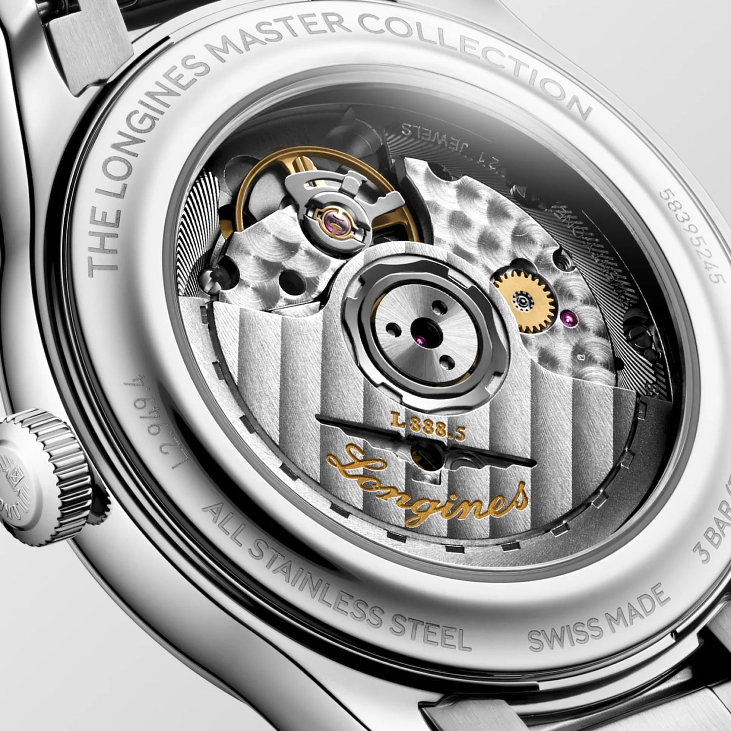 Master Collection 39mm Automatic Stainless Steel Watch