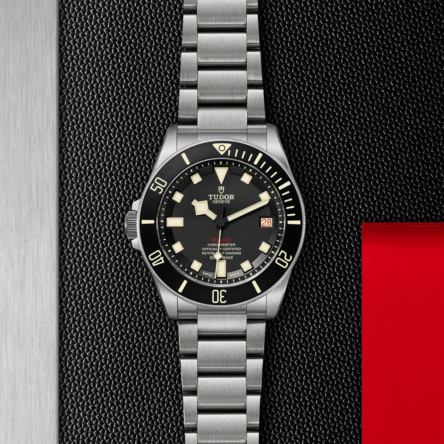 PELAGOS LHD 42mm | Titanium Case Black Dial