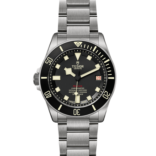 PELAGOS LHD 42mm | Titanium Case Black Dial