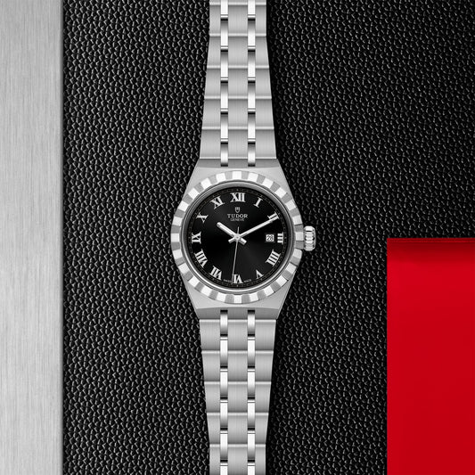 ROYAL 28mm | Steel Case Black Dial
