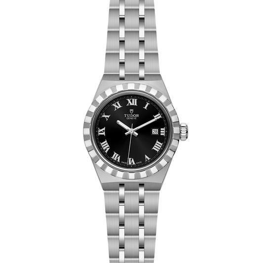 ROYAL 28mm | Steel Case Black Dial
