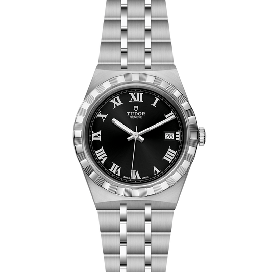 ROYAL 38mm | Steel Case Black Dial