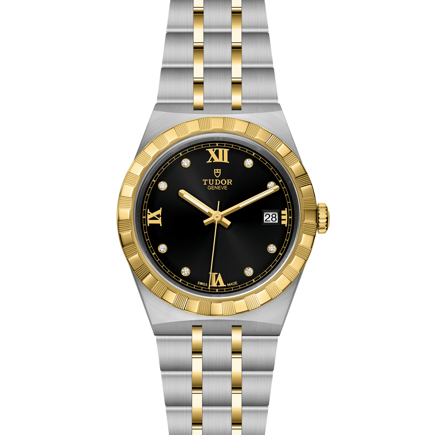 ROYAL 38mm | Steel Case Black Diamond Dot Dial