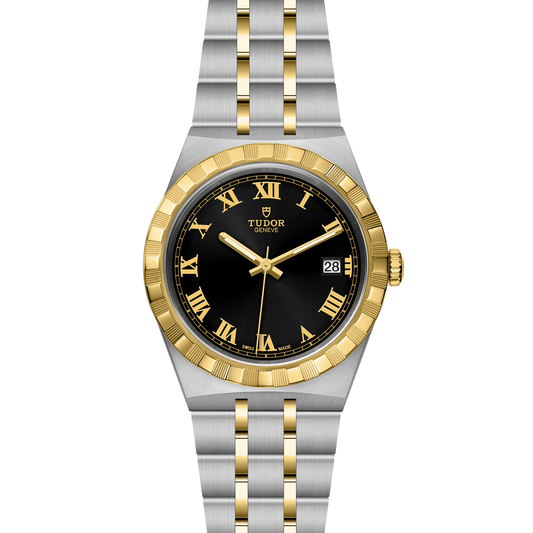 ROYAL 38mm | Steel Case Black Dial