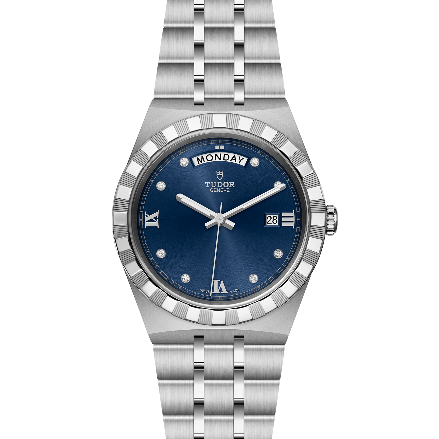 ROYAL 41mm | Steel Case Blue Diamond Dot Dial