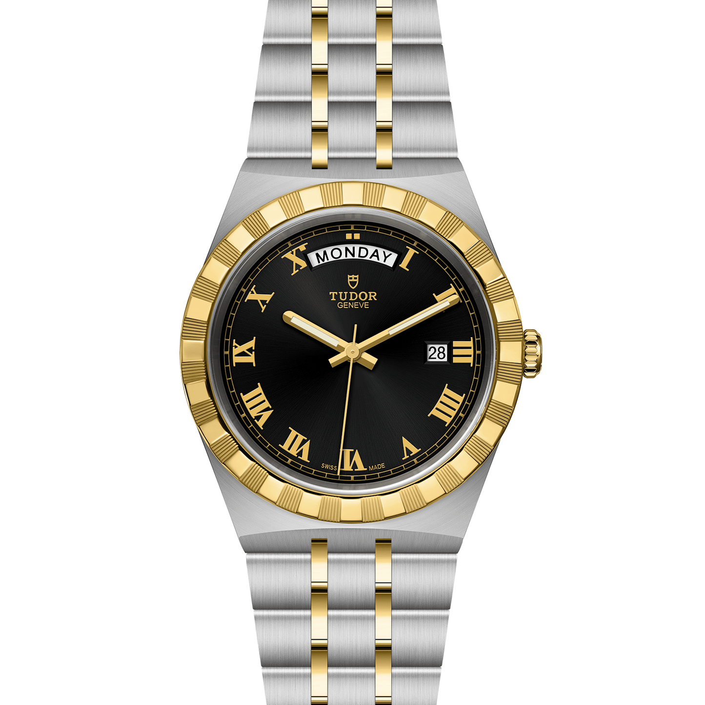 ROYAL 41mm | Steel Case Gold Bezel